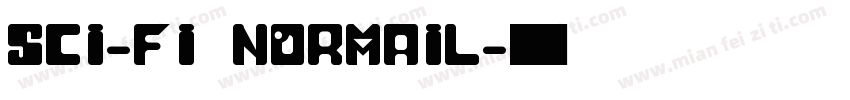 Sci-Fi Normail字体转换
